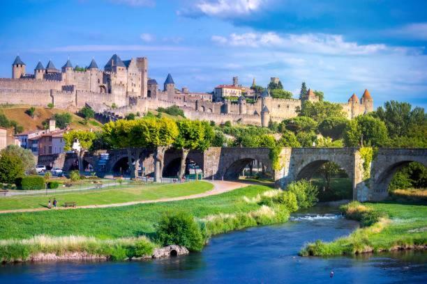 Entre Lac Et Cite Medievale Wifi Gratuit Terrasse Villa Carcassone Kültér fotó